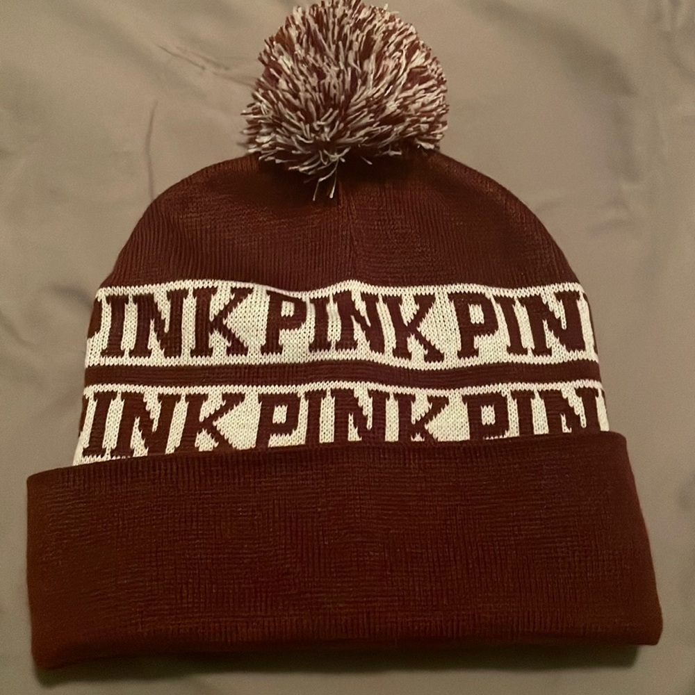 VS pink beanie